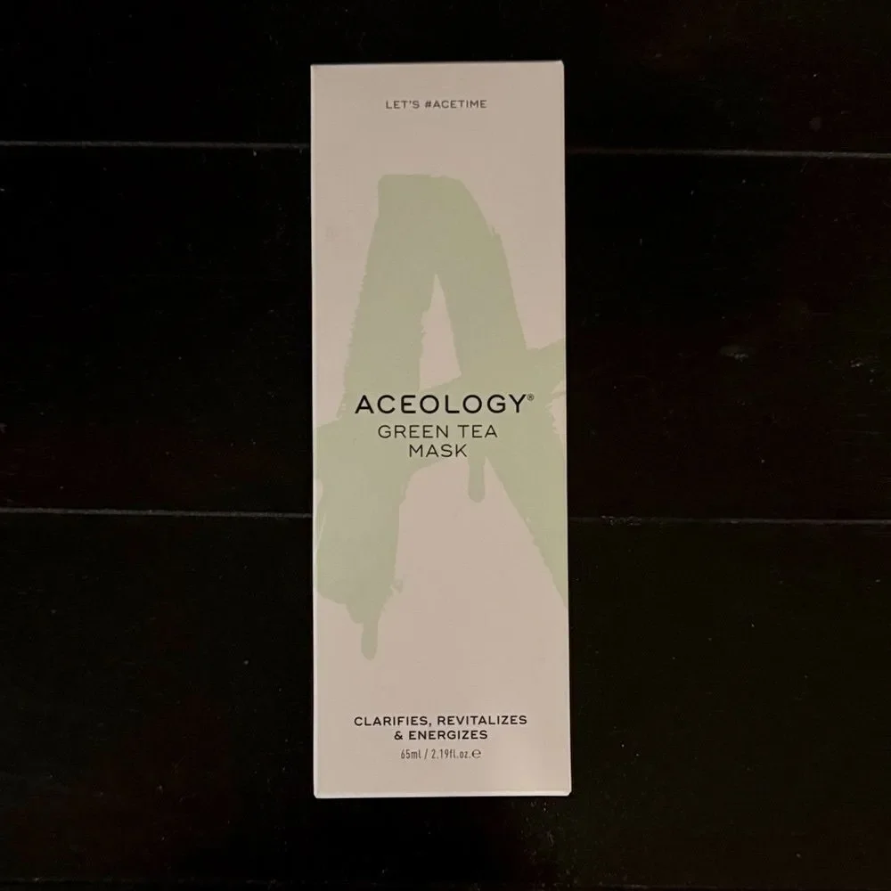 Aceology Green Tea Mask - Refreshing Skincare Treatment brand new in box sealed